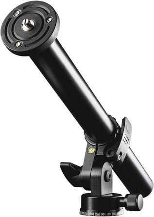 Штатив Mantona Basic Scout - 90 x 90 x 615 мм, вантажопідйомність 5 кг, з кульковою головкою, для камер, з водяною рівнем, алюміній, середньою міцною колоною