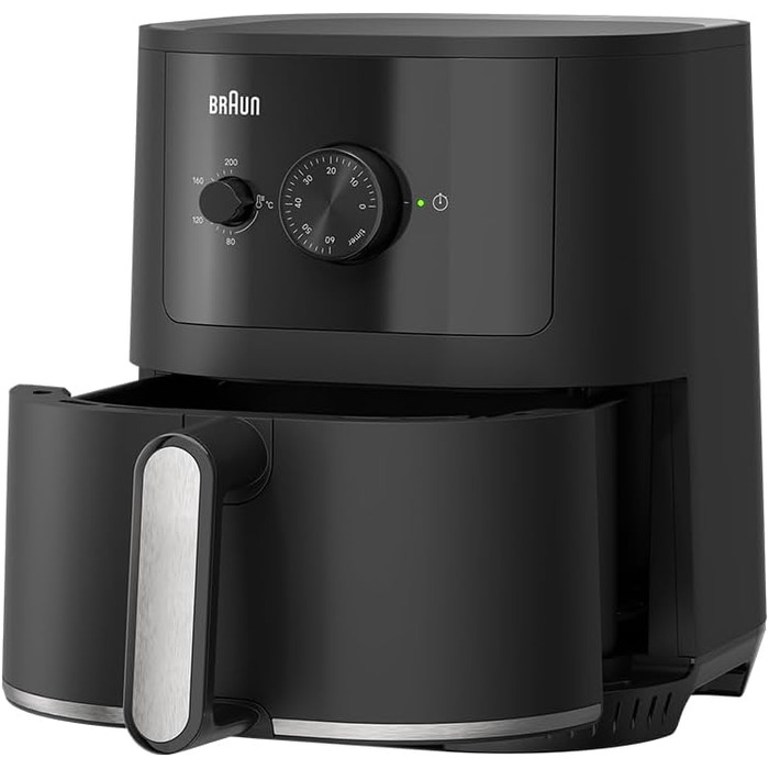 Фритюрниця електрична Braun MultiFry 3 HF 3030, 4.3 л, 1500 Вт, сенсорне управління, 8 програм, чорна