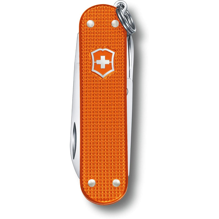 Мультитул Victorinox Classic Alox Limited Edition 2021, 5 функцій, швейцарський, з ножицями, помаранчевий, у подарунковій коробці