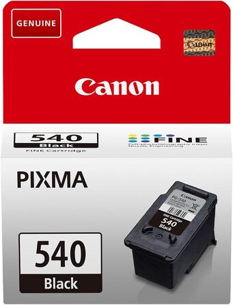Оригінальний чорний картридж Canon PG-540 (стандартний), чорнило для принтера, нова упаковка 2024