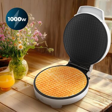 Вафельниця Cecotec Fun Gofrestone Cone: 1000W, нержавіюча сталь, антипригарне покриття, 5 форм, захист від перегріву