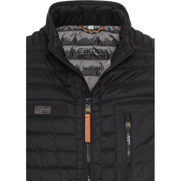 Жилет чоловічий Camel Active легкий, степний, з переробленого поліаміду (52, чорний)