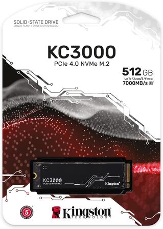 SSD Kingston KC3000 2TB PCIe 4.0 NVMe M.2 - високопродуктивний накопичувач для ПК та ноутбуків