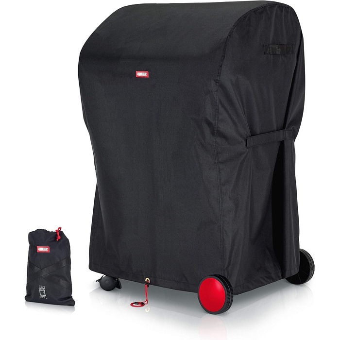 Чохол для гриля BARTSTR 105x65x115 см, водонепроникний, з УФ-захистом, міцний, для газового гриля, чорний