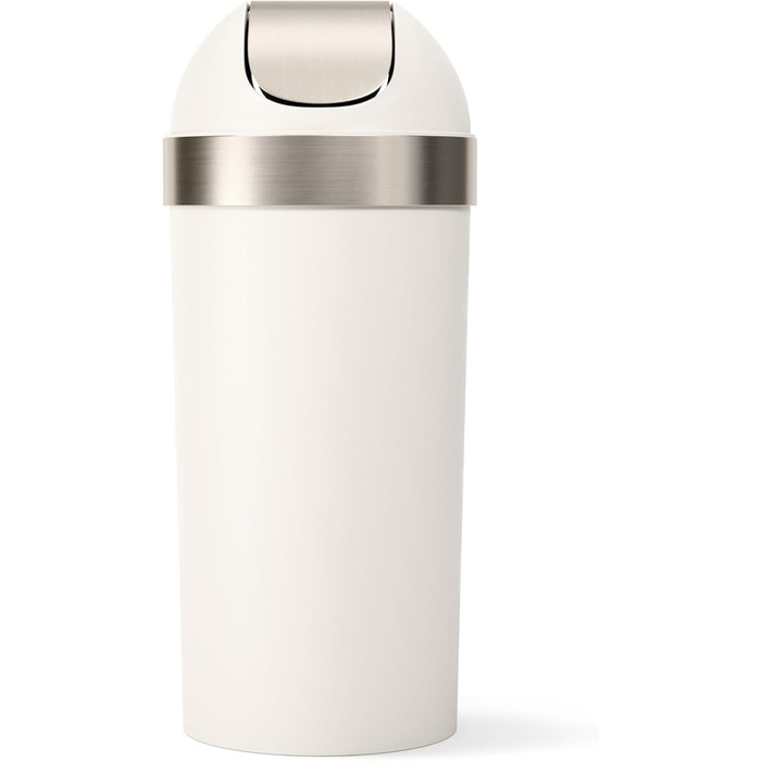 Сміттєве відро Umbra Venti Swing-Top 16.5 гал. (62 л) – велике, 89 см, сіре (сучасний дизайн)