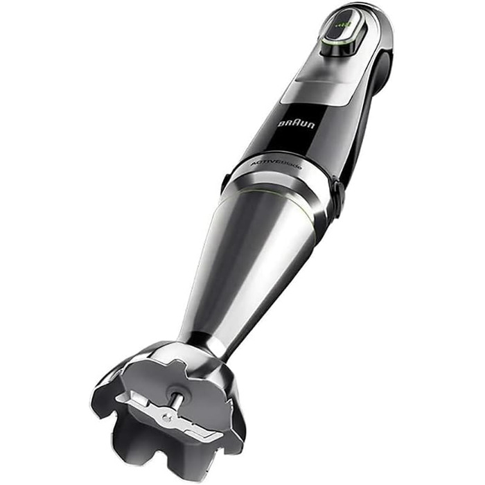 Braun MultiQuick 9 MQ9138XI Immersion Blender 1200 Watt with 5 Accessories: Mixing and Measuring Cup, Whisk, Chopper, 500 ml Coffee and Spice Grinder, Stainless Steel Mashing Foot, Black/Stainless Steel