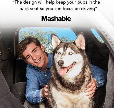 Захисний чохол на сидіння для собак Meadowlark, камуфляж сірий, стандартний (54' x 58') / XL (60' x 64')