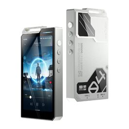 HiBy R4: Android MP3-плеєр з Bluetooth, Wi-Fi та 4 DAC, 32 ГБ, сріблястий