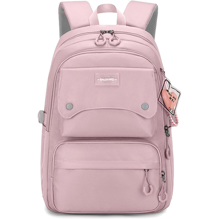 Шкільний рюкзак для дівчаток та хлопців підлітків, рюкзак для жінок та чоловіків, рюкзак для ноутбука 15,6 дюймів, повсякденний рюкзак для подорожей та навчання, водонепроникний, рюкзак для коледжу #6 фіолетовий