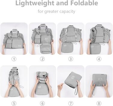 Спортивна сумка Flintronic 35L: водонепроникна дорожня сумка-валіза для подорожей, вихідних та спорту (з біркою) - синій (#5 сірий)