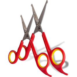 Набір ножиць для грумінгу собак: 2 шт. з нержавіючої сталі з округлими кінцями