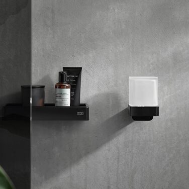 Тримач для туалетного паперу EMCO LOFT, настінний диспенсер з алюмінію, хромоване покриття, без кришки