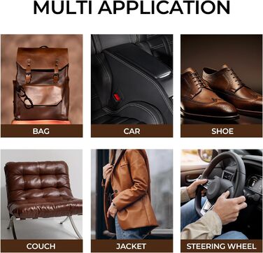 Funto Acrylic Leather Paint Set 12 Colors with Leather Cleaner, 2 Acrylic Gloss Lacquers, 5 Nylon Brushes, a Round Sponge, and 36 Alphanumeric Stickers. Perfect DIY set for shoes, jackets