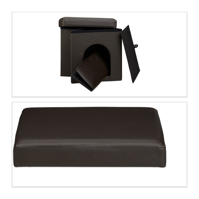 Relaxdays Dog Box Ottoman