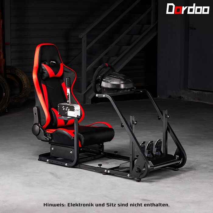 Ігровий кокпіт-симулятор Dardoo для керма та педалей Logitech та Thrustmaster