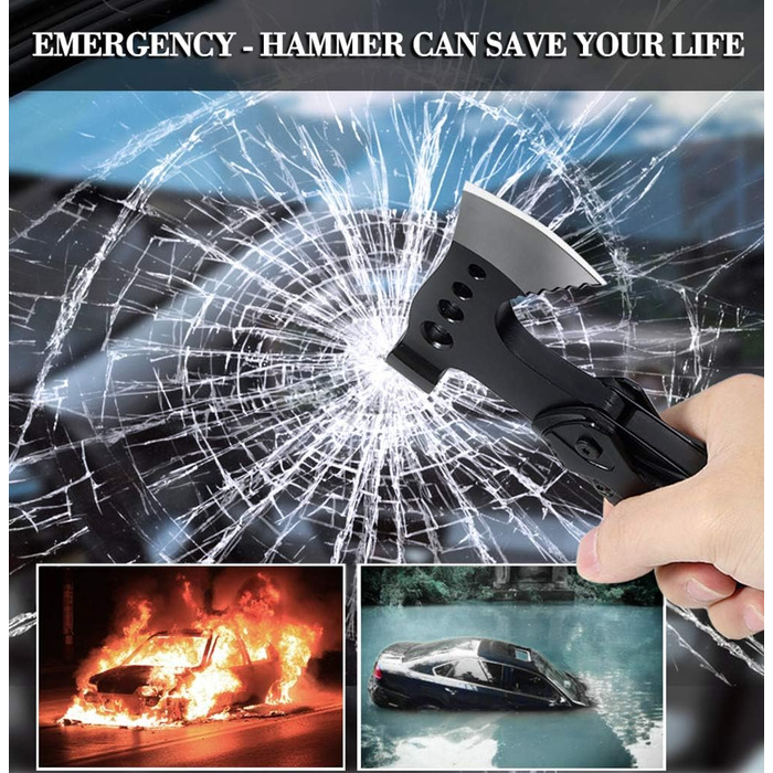 Мультитул 33 в 1 для чоловіків: сокира, молоток, плоскогубці, ніж, викрутки. Ідеальний для кемпінгу, надзвичайних ситуацій та виживання на природі