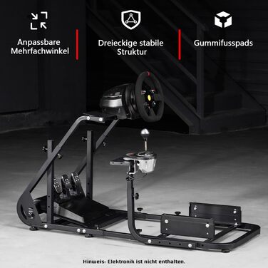 Ігровий кокпіт-симулятор Dardoo для керма та педалей Logitech та Thrustmaster