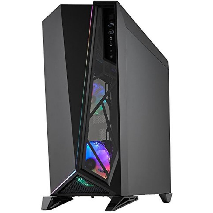 Корпус ПК Corsair SPEC-OMEGA RGB Mid-Tower ATX з загартованим склом, чорний
