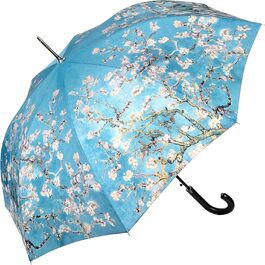 VON LILIENFELD Vincent van Gogh Umbrella - Blooming Almonds Automatic Open/Close Women's Art Walking Stick - Sturdy
