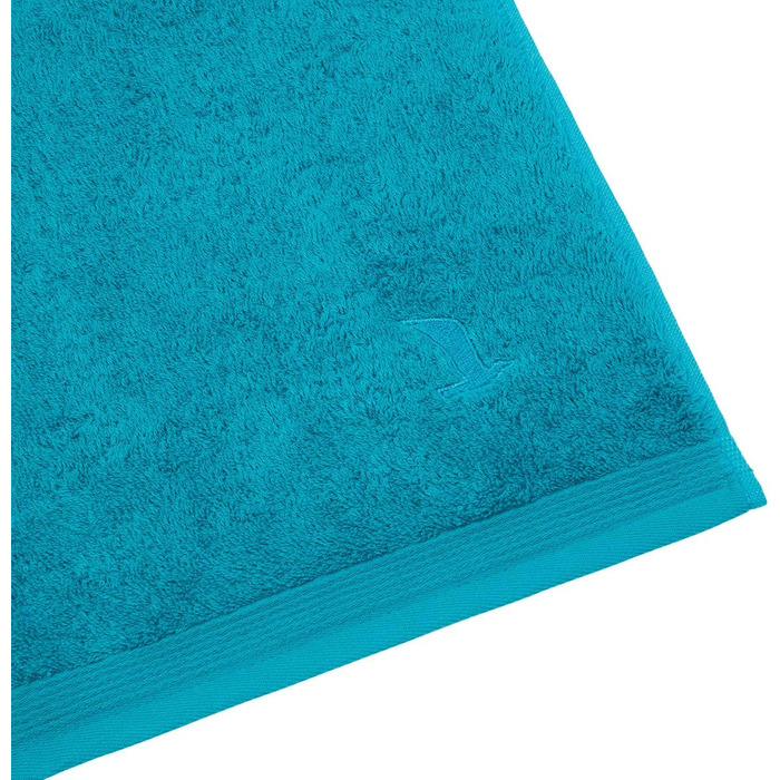 Möve - Superwuschel - 2 X Washcloth - 2 X Guest Towel - 2 X Shower Towel - 2 X Hand Towel in Set - Cotton (8-Piece Set Cornflower)