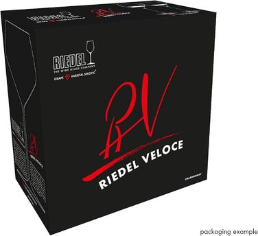 RIEDEL Veloce Chardonnay, Set of 2, clear crystal glass, premium machine-made