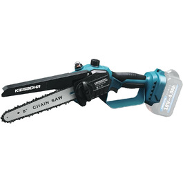 KIESBOHR Міні акумуляторна ланцюгова пила сумісна з Makita 18V, електрична пила для гілок CS001 (8 дюймів, безщіткова, без акумулятора та ланцюгового масла)