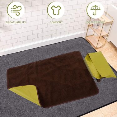 Водонепроникний килимок для тварин Bangminda 100x70 см з сумкою для подорожей та кемпінгу (для собак та котів)