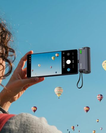 Power Bank SHARGE Flow Mini 2 22.5W: Компактний акумулятор з інтегрованим кабелем для iPhone та Galaxy, USB-C та Lightning