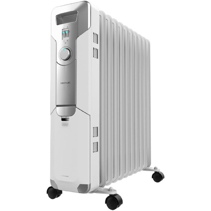 Конвектор масляний Cecotec ReadyWarm 11000 Space, 2500 Вт, 11 ребер обігріву, 3 режими, 25 м², білий