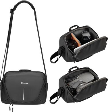 Чохол для камери TARION: водонепроникний, для DSLR та системних камер, з відділеннями для аксесуарів, чорний