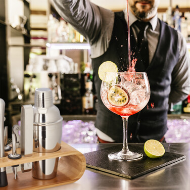 Relaxdays 9-Piece Cocktail Set with Stand