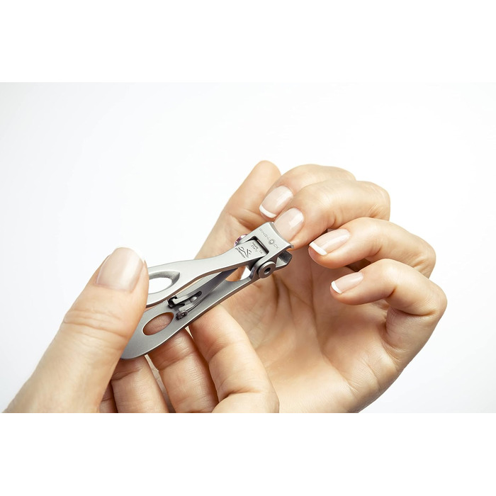 Професійний кусачок для нігтів REMOS Profi Nagelknipser з нержавіючої сталі, блакитний, 9 см