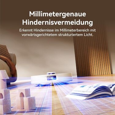 Робот-пилосос NARWAL Freo S з функцією миття підлоги, 8000Pa, 8N тиск, станція самоочищення 3.5L, LDS-лазерна навігація та 3D-картування, керування через додаток, для килимів/шерсті домашніх тварин