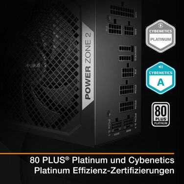 Блок живлення для ПК be quiet! Power Zone 2, 1200W, 80 Plus та Cybenetics Platinum