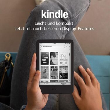 Amazon Kindle 16GB – електронна книга з рекламою, чорного кольору