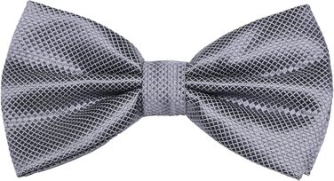 Метелик чоловічий DonDon сірий з нагрудною хустинкою, регульований розмір