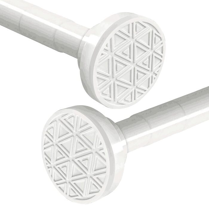 Труба для душу телескопічна, 60-290 см, без свердління, для ванни та душу, біла