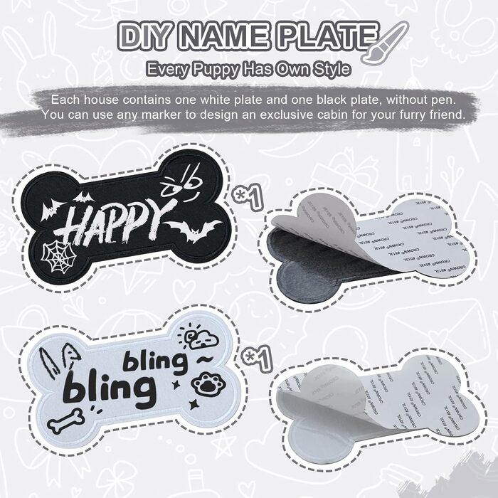 Будка для собак Jiupety, XL, 51x46x46 см, сіра - затишна лежанка для собак вагою 7-14 кг