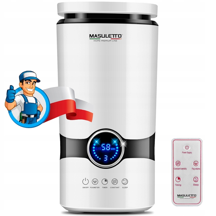 Розумний зволожувач повітря Masuletto Smart Silence Premium Mist Pro Air+