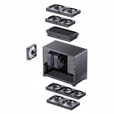 Корпус Jonsbo D32 PRO Black Mini Tower, чорний