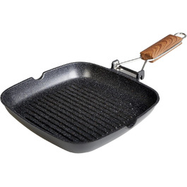Сковорода-гриль Wecook Ecochef алюмінієва з антипригарним покриттям 28x28 см