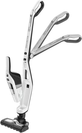 Rowenta RH6737 Dual Force 2-in-1 Cordless Stick Vacuum | Integrated Handheld Vacuum | Foldable Handle | Very Lightweight – Only 2.5 kg | LED Lighting | White