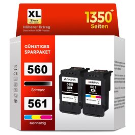 Картриджі для принтера ANKINK (замінник Canon 560 та 561 XL), комплект чорнильних картриджів