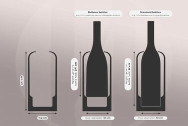 PRIMØ Germany® Охолоджувач для вина з кришкою: для вина, шампанського, секту. З нержавіючої сталі, подвійних стінок, вакуумна ізоляція. Охолоджувач пляшок, для холодних напоїв