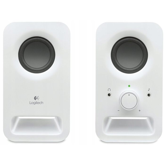 Комп'ютерні колонки Logitech Z150 2.0, 6 Вт RMS, Jack 3,5 мм, білі