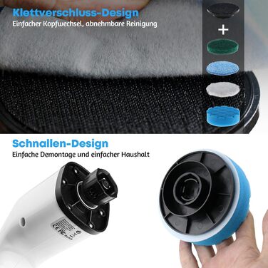 Електрична щітка для чищення Spin Scrubber бездротова, з 8 насадок, регульована ручка для ванної, кухні, авто та підлоги