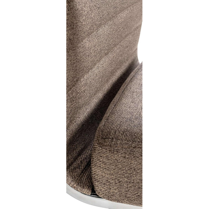 Ергономічне офісне крісло Amadora I з регулюванням висоти, поворотне на 360 градусів I з тканиною I міцне, витримує до 120 кг, колір: тауп (тканина)