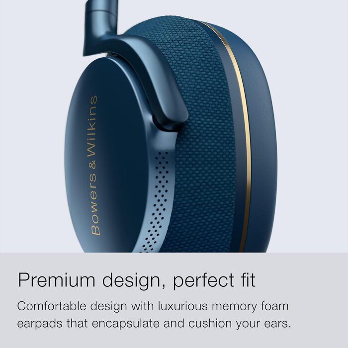 Навушники Bowers & Wilkins PX7 S2 Bluetooth з активним шумозаглушенням, бездротові, Qualcomm aptX™ Adaptive, швидка зарядка, 30 годин роботи, 6 мікрофонів