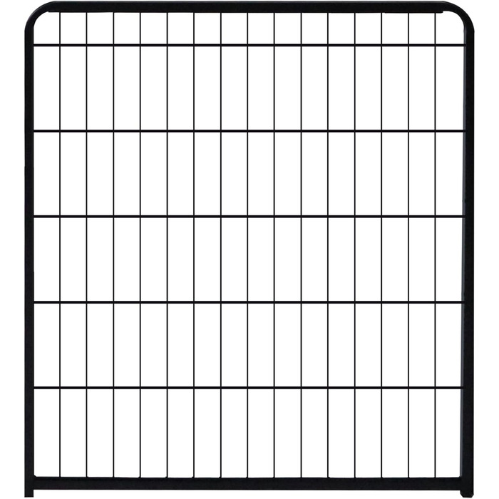 Вольєр для цуценят на 6 частин, 80 см, з 1 дверима та 5 фіксаторами, гнучкий та складаний, для дому та саду