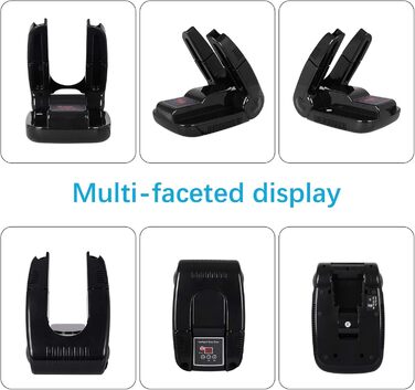 Upstartech Shoe Dryer, Electric Boot Dryer Foot Warmer Smart Timing Folding Dehumidifying Deodorizer